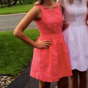 Pink J. Crew Smock Dress